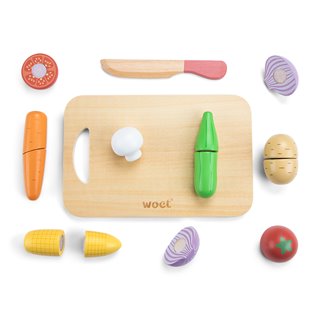 Snijset - groente met snijplank